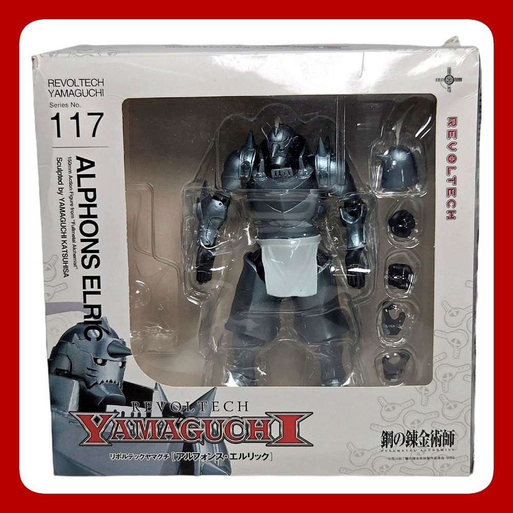 Alphonse Elric Revoltech Yamaguchi No 117 Fullmetal Alchemist Action Figure